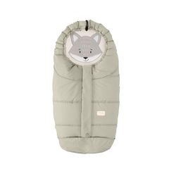 Nuvita Moovo by 9605 Junior Chiots | Sac Universel pour Poussette avec Animaux | Parfait pour Les Enfants de 6 à 36 Mois (100 cm) | Résistant au Froid jusqu'à -13 °C | Pistache