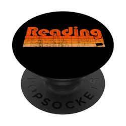 Reading, Pensilvania, estilo retro de los 80 PopSockets PopGrip Adhesivo