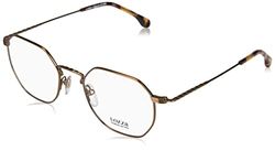 Lozza VL2378N bril, mat, antiek-goud, 50 unisex, volwassenen, Mat Antiek Goud