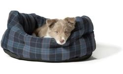 Danish Design Slumber Bed Lumberjack-Cama de Dormir (61 cm), Color Azul Marino y Gris, Poliéster, 24 Pulgadas