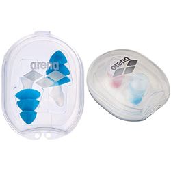 Arena Earplug Pro Tappi Unisex, Clear/Royal, TU & Ergo Earplug, Tappi Unisex Adulto, Multicolore (Clear), Taglia Unica