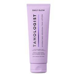 Tanologist Hydrating Daily Glow Gradual Tan Lotion Fair to Medium, Lightweight Moisturizer with Hyaluronic Acid & Squalane, Builds Natural Sun-Kissed Glow, Customizable, Long-Lasting Tan,250ml