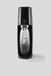 SodaStream Spirit One Touch Bruiswatertoestel Zwart - Zelf Bruisend Water In Enkele Seconden - Incl. Herbruikbare Fles en Koolzuurcilinder - Voorgeprogrammeerde Bruisniveaus - Extra Gebruiksgemak