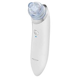 ProfiCare PC-PR 3025 Pimple Remover for Facial Cleansing Blackhead Remover/Pore Cleanser Set Electric for All Skin Types Battery Operated USB Battery Charging Includes 4 Attachments White