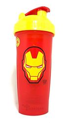 Performa Shaker Marvel Hero Séries Shaker Iron Man Rouge/Jaune 800 ml