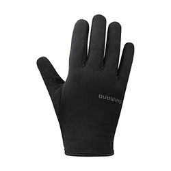 SHIMANO Guantes térmicos Ligeros Unisex, Color Negro, Talla L