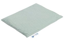 Kersenstenen kussen korrelkussen groot warmtekussen 500g rechthoek 20x25cm eco natuur 100% Katoenen Wafel Medi Partners warmte + koudetherapie massagetherapie (Munt)