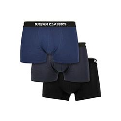 Urban Classics Herenonderbroeken, boxershorts, verpakking van 3 stuks, biologisch katoen, verpakking van 3 stuks, multipack boxershorts van organisch katoen, verkrijgbaar in vele kleuren, maat S tot