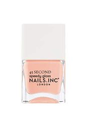 Nails Inc – krypande in carnaby street snabbtorkande nagellack – delikat persikorosa – snabbtorkande på 45 sekunder – nagelförstärkning med hexanal, kalcium, magnesium – krispfri – perfekt manikyr