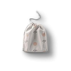 Bonamaison Printed Cotton Produce Bag with Drawstring, Reusable Grocery Bag, Biodegradable Eco-Friendly Bags, Travel Pouch, Sachet Bags, Shopping Bag, Eco Friendly, Foldable, Size: 40x50 Cm