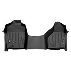 MAXLINER Floor Mats 1st Row 1pc Liner Black for 2009-2012 Dodge Ram 1500 Quad Cab with 1st Row Bench Seat and Front Single Floor Hook