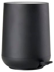 Zone Denmark - Poubelle Salle de Bain à Pédale - Nova - 3 Litres - Design - Noir
