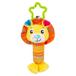 Playgro Clipsy Roary Lion, jouet d’évéil bébé 0+ Mois, Jouet multi-sensoriel pour nourrissons, clip pour berceau et poussette