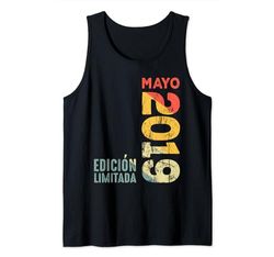 Mayo 2019 Retro 2019 Año 2019 Vintage 2019 Desde 2019 Camiseta sin Mangas