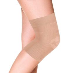 OrthoSleeve KS7 Knee Sleeve, Exclusive 7 Zone Compression Technology, Runners Knee, Patellar, ITBS, Swelling and Arthritis Pain Relief, XL Natural