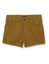 Sisley Casual Shorts för kvinnor, Olivgrön 350, 32 SE