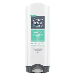 Dove Men+Care 3-i-1 duschgel känslig duschbad för kropp, ansikte och hår för känslig och torr hud 250 ml 1 styck