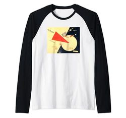 Vence a los blancos con la cuña roja de El Lissitzky (1920) Camiseta Manga Raglan