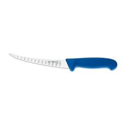 Giovanni Giesser Messer Fabbrica Uni Coltello per disossare Coltello con Lama alveolata, Grigio, 17 cm