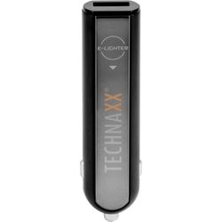 Technaxx E-Lighter och USB-billaddare med 2,4A USB-utgång, överströms- och övertemperaturskydd TX-134 Flamlös elektronisk tändare