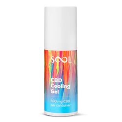 SOOL Gel Rinfrescante al CBD 100 ml | 500 mg di CBD per Massaggi a Articolazioni e Muscoli | Crema Massaggiante al CBD per Lenire e Alleviare Piedi, Ginocchia, Collo e Spalle Stanchi e Doloranti