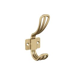 Amerock Vinland Transitional Double Prong Champagne Bronze Decorative Wall Hook