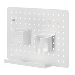 LogiLink PB0105 Organiseur de plaques perforées pour montage mural Espacement des trous 32 mm