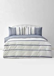 KARACA Home Indigo Dobby - Juego de Funda de edredón para Cama King Size