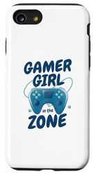 Carcasa para iPhone SE (2020) / 7 / 8 Gamer - Chica en la zona Gaming Fan