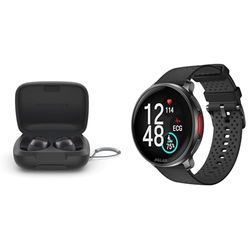 Sennheiser auricolari MOMENTUM Sport Grafite + Polar Vantage V3, Sport Sportwatch con GPS, Cardiofrequenzimetro avanzato e durata della batteria aumentata, Smartwatch