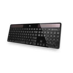 Logitech K750 Wireless Solar Keyboard for Windows, QWERTY Pan Nordic Layout - Black