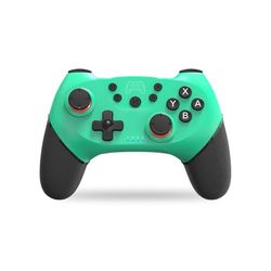 NK Mando Switch Inalámbrico - Switch/Switch Lite/Switch OLED con Función Wake, Bluetooth, 6 ejes, Función Turbo, Dual Shock Doble Vibración, LED Indicadores - Color Azul