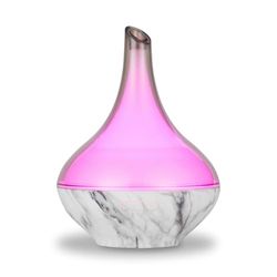 Zen'Aroma Diffuser voor etherische olie, ultrasone diffuser voor koude aromatherapie, elektrische luchtbevochtiger, gepersonaliseerde ledverlichting, modern design, stil en compact