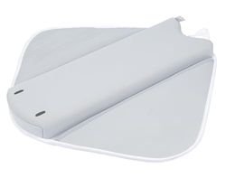 Ubbi Cushioned Elbow Rest, Non-Slip, Baby and Toddler Bath Time Must Have Accessory for Parents, Included Pockets for Bath Supplies Storage, Grey Stingray