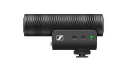 Sennheiser MKE 400 Directional Shotgun Camera Microphone | Built-In Wind Protection & Shock Absorption | For Vloggers & Creators | 3.5MM TRS & TRSS Coiled Cables Included | Black (508898)