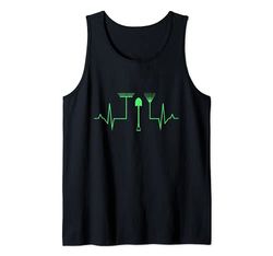 latido del jardín ECG herramienta de jardín jardinero huerto Camiseta sin Mangas
