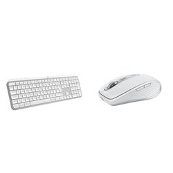Logitech MX Keys S, Tastiera Wireless, Profilo Basso, Tasti Programmabili, Retroilluminazione & MX Anywhere 3S, Mouse Wireless Compatto, Scorrimento Veloce, Tracciamento 8K DPI
