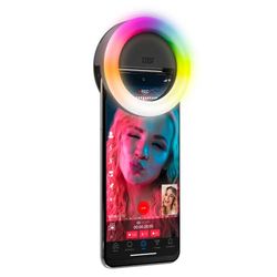 CASR Anello LED per Selfie 36 LED Luci Regolabili Nero