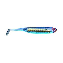 Jackson gummifisk professionell öring & abborre bete – minishad 7,0 cm 6 st. Blå Is. Gummibete. Fiskedrag rovfisk. Gummifiske. Softbait öringfiske och abborre fiske