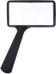 Lupa de Mano Rectangular Jumbo (Aumento 3X), Lente de Vidrio Resistente a los arañazos, Gran área de visualización Horizontal