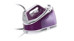 Braun CareStyle 1 Pro IS1514 VI - Plancha de vapor con tecnología FreeGlide 3D, vapor vertical, función antigoteo, depósito de agua de 1,7 L, 6 bar, 120 g/min, 2200 W, color morado