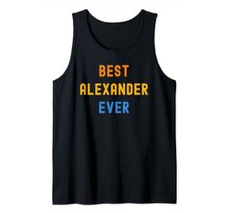 Mejor Alexander Ever Funny Alexander Camiseta sin Mangas