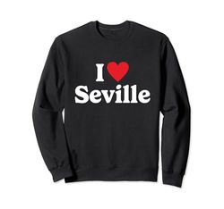 I love Seville Sudadera