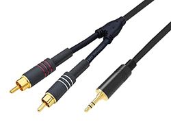 Kabel 3,5 mm ST/2 x RCA M 3 m