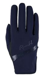 Roeckl Sports Lorraine Gants d'équitation d'été pour Femme Bleu Marine 7,5