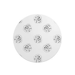 Questo Casa, Round Digital Printed Mouse Pad, Non-Slip Base, for Office and Home, Diameter:22cm