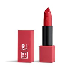 3INA MAKEUP - The Lipstick 248 - Rosa Rosso Scuro - Rossetto Matte - Alta Pigmentazione - Rossetti Cremosi - Profumo di vaniglia e custodia magnetica - Lucido e Mat - Vegan - Cruelty Free