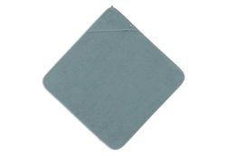 Jollein Ręcznik z kapturem dla niemowląt - frotte, Sea Green - 100% bawełna - 75 x 75 cm - certyfikat Öko-Tex - ręcznik dziecięcy z kapturem dla dziewcząt i chłopców