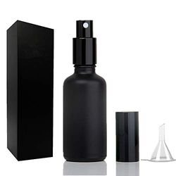 YEBABFIT Cocktail Atomizer Sprayer - 1.7OZ / 50ml, Cocktail mister Vermouth Spritzer Bitters Spray Bottle for Cocktails Portable Perfume Refillable Sprayer, SC008 (Black)