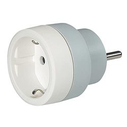 Legrand LEG50382 - Adaptador europeu para francês (2 pinos e tomada de terra, 16 A)